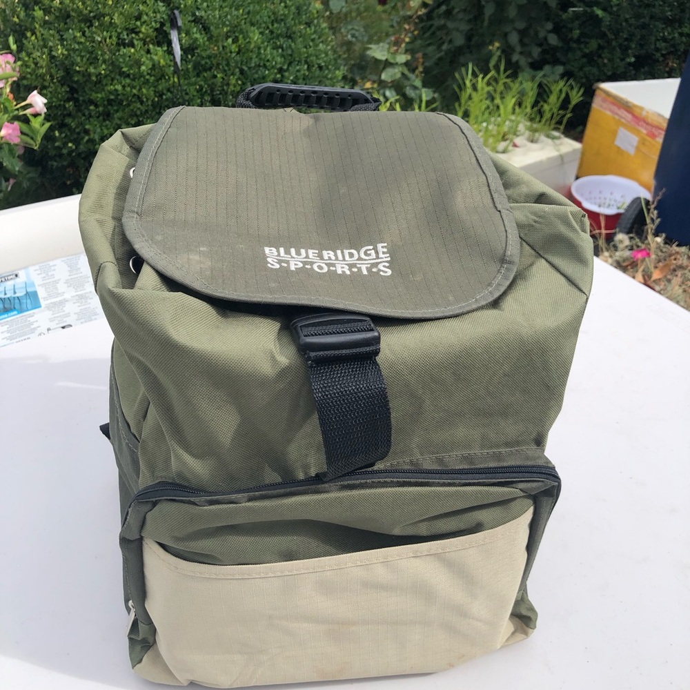 Blue Ridge Sports Top Load Men’s Olive Green & Khaki Backpack